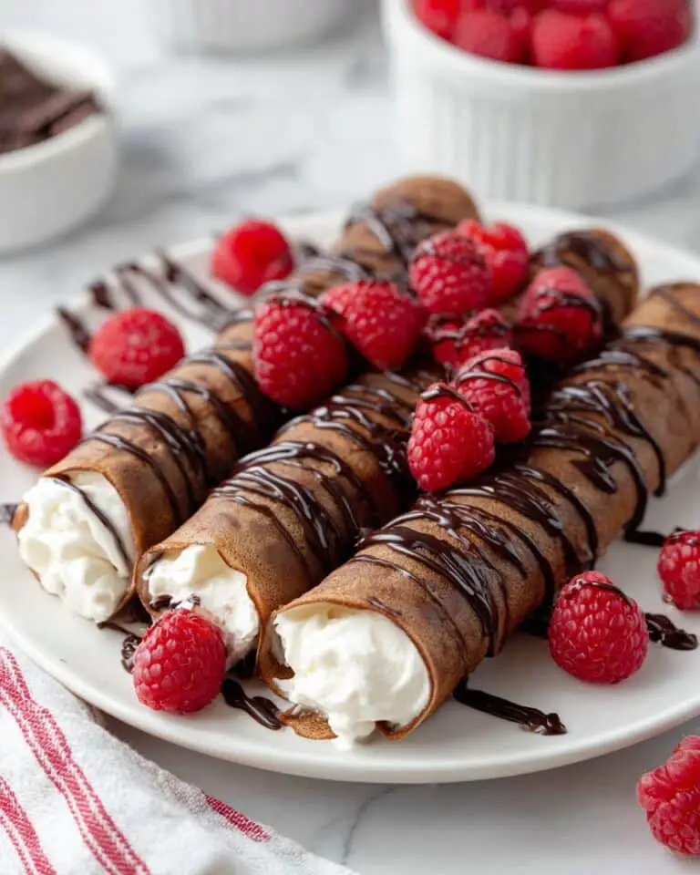 Decadent Chocolate Crepes Recipe