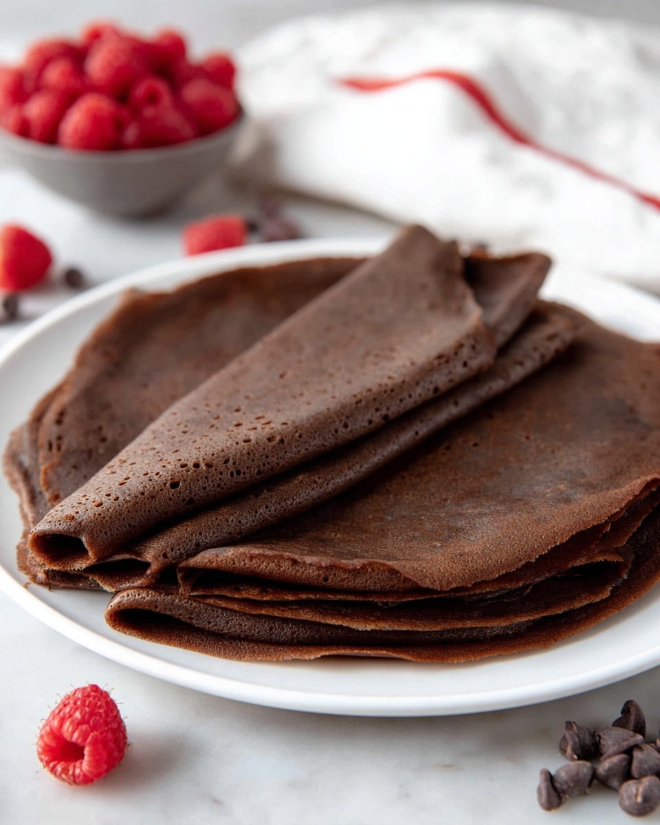 Decadent Chocolate Crepes Recipe