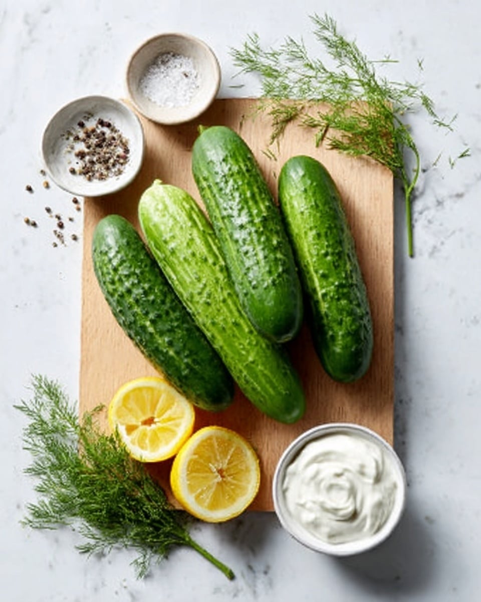 Lemon Dill Cucumber Salad Recipe