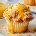 Peach Cobbler Muffins
