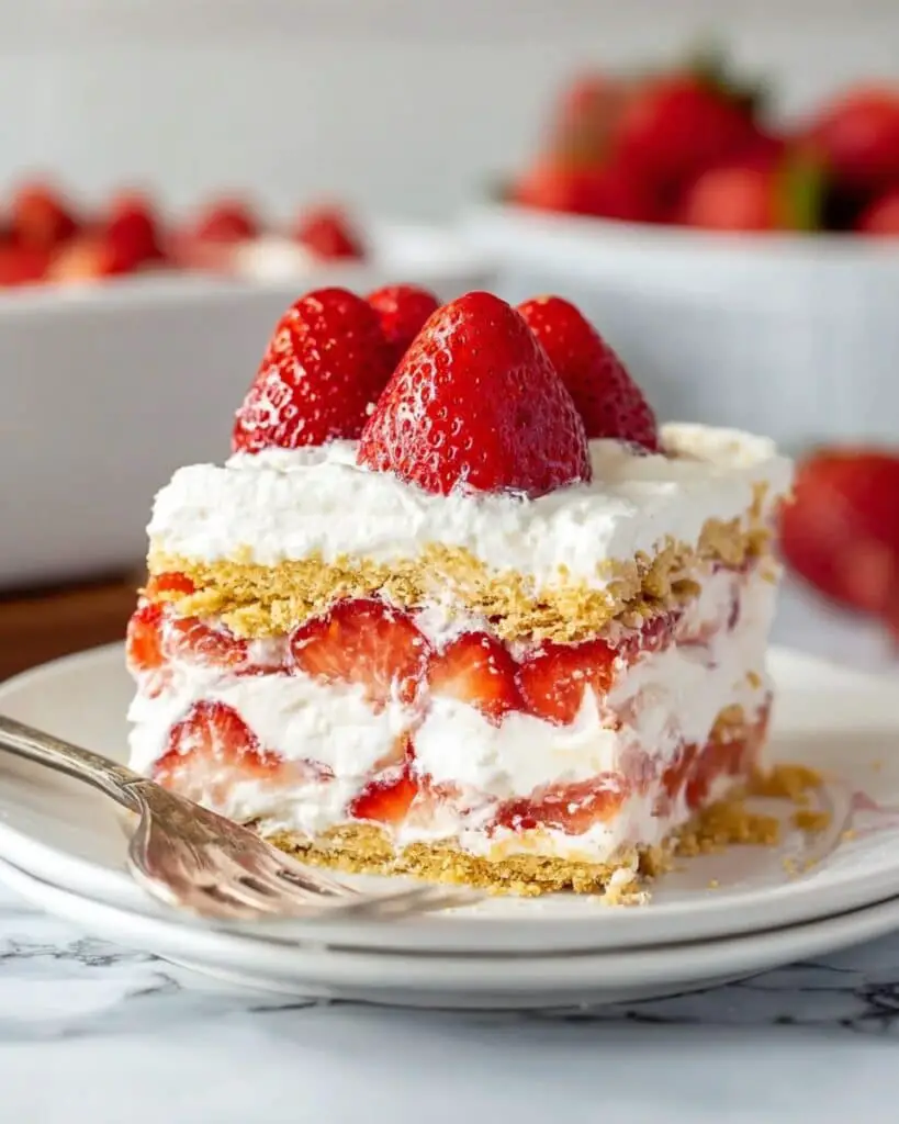 Strawberry Icebox Cake Recipe