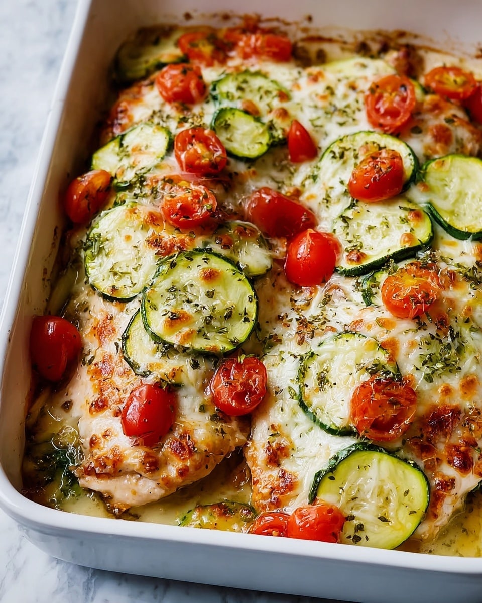 Mediterranean Chicken & Zucchini Bake Recipe