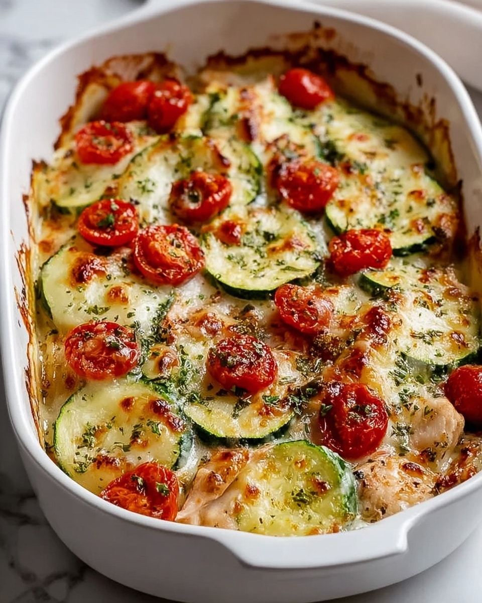Mediterranean Chicken & Zucchini Bake Recipe