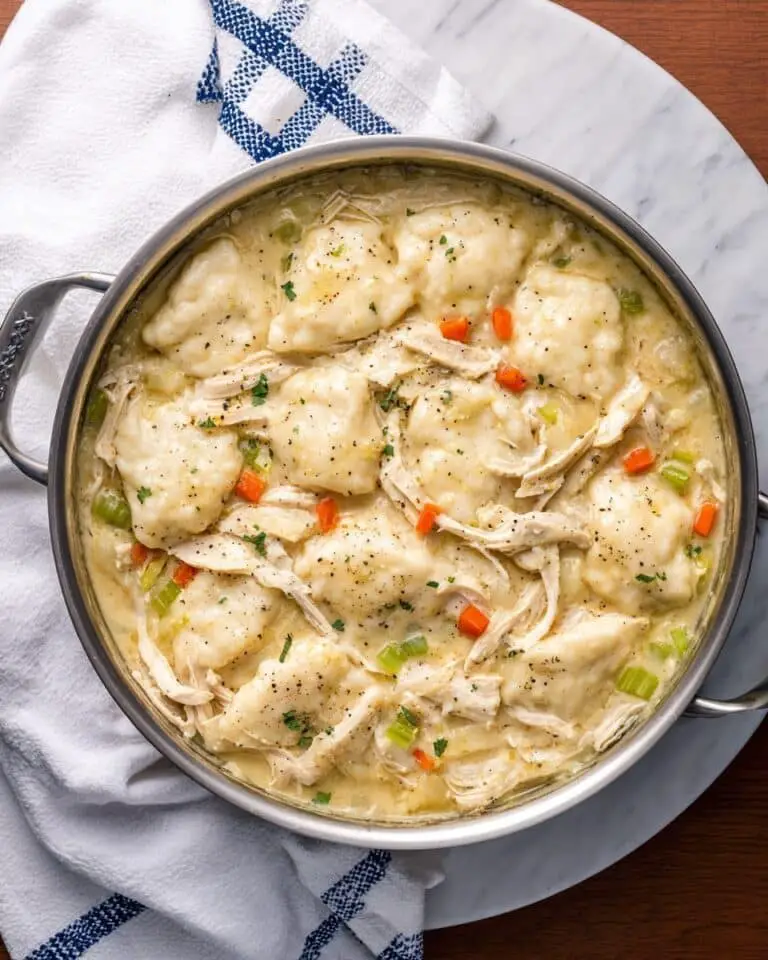 Easy Chicken and Biscuit Dumplings Recipe