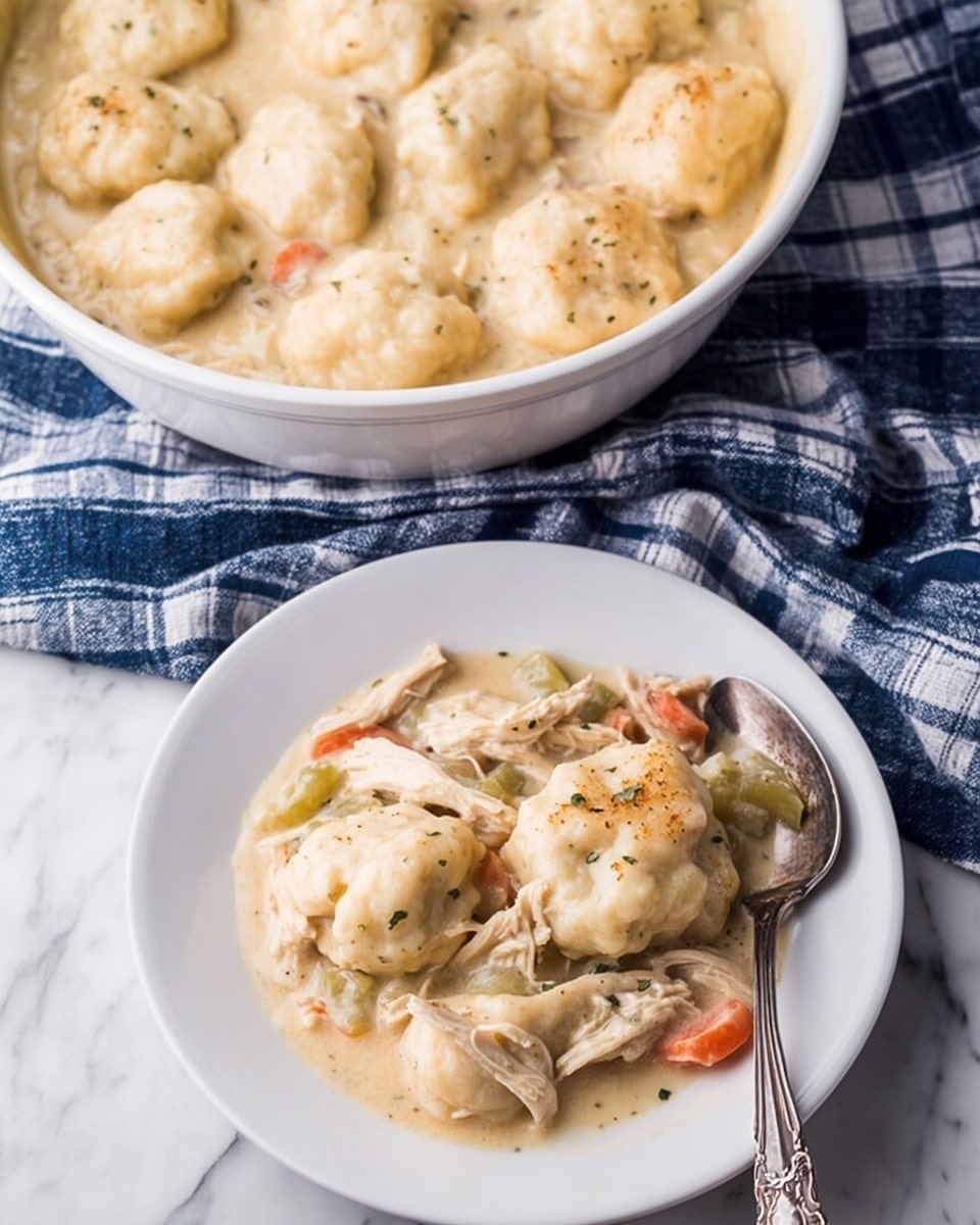 Easy Chicken and Biscuit Dumplings Recipe