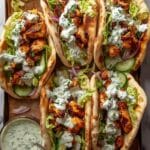 Sheet Pan Chicken Pitas with Herby Ranch