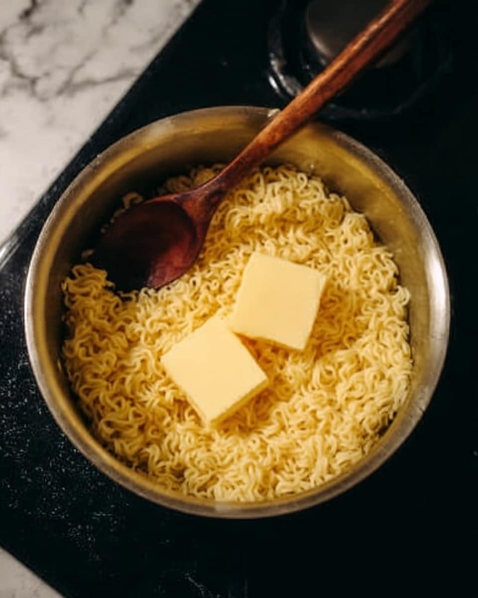 Cheesy Buldak Ramen Casserole Recipe