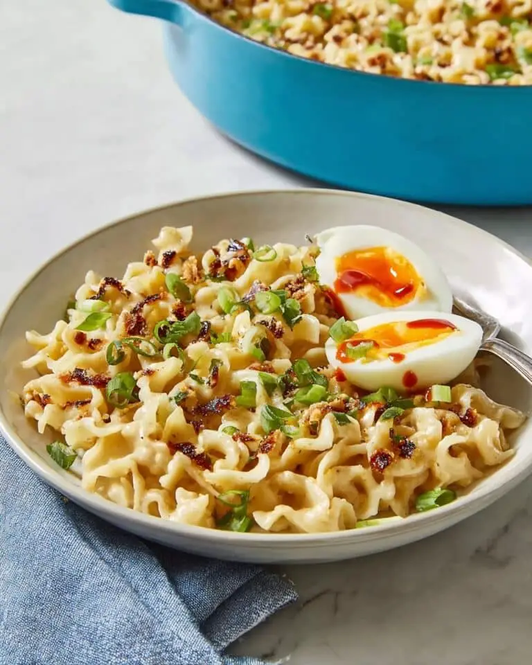 Cheesy Buldak Ramen Casserole Recipe