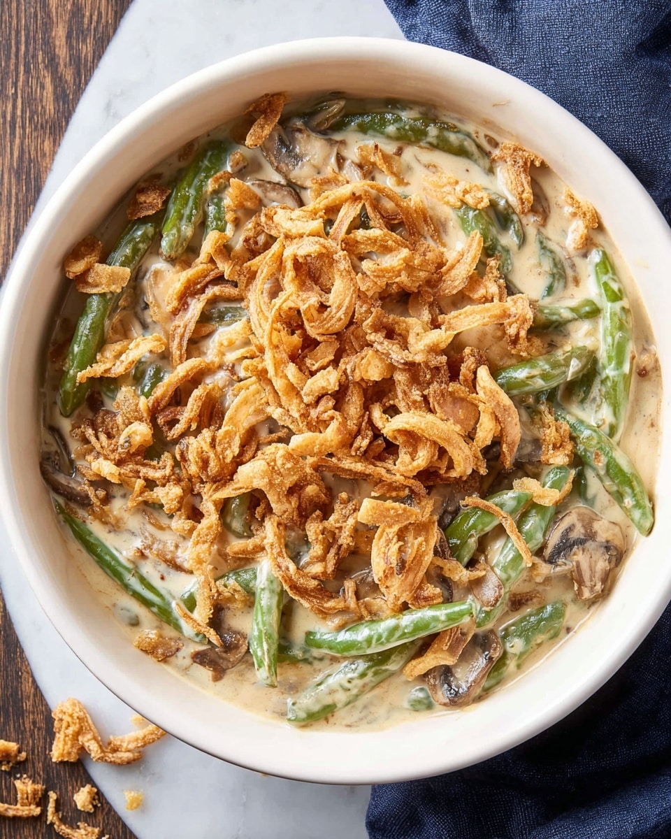 Creamy Green Bean Casserole Recipe