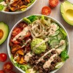 Fully Loaded Burger Bowl with Special Sauce Recipe