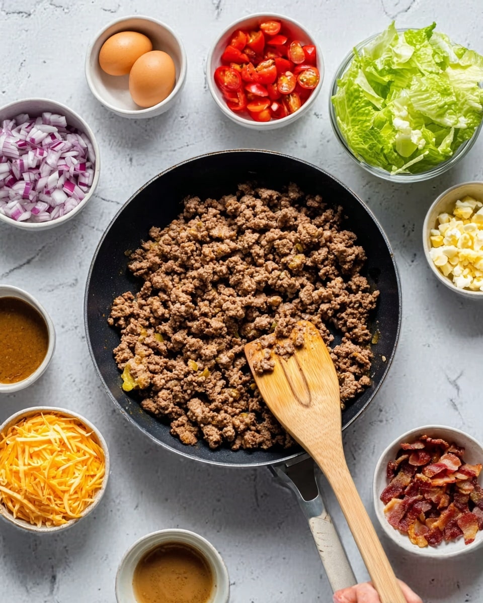Fully Loaded Burger Bowl with Special Sauce Recipe