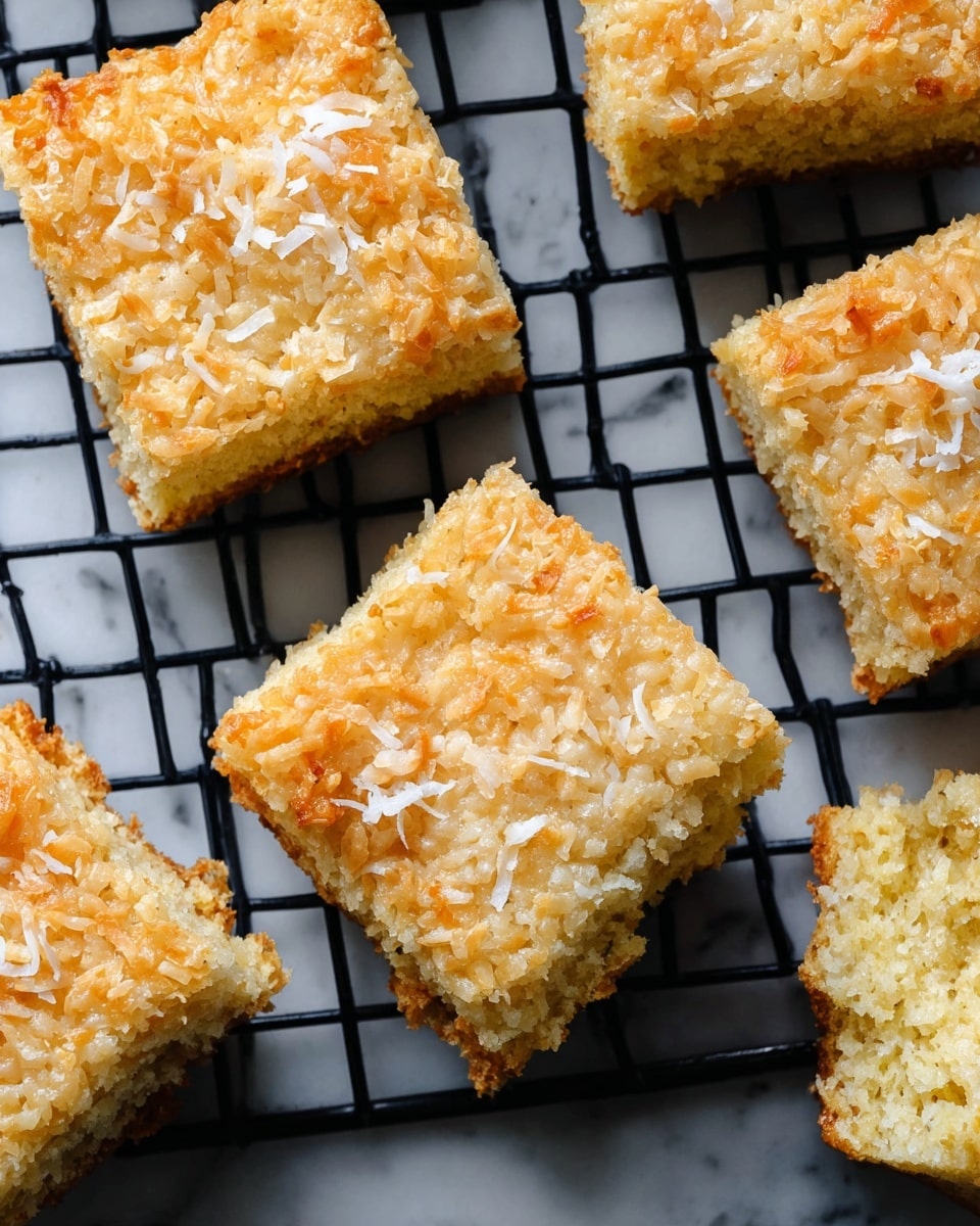 Easy Coconut Pineapple Squares Recipe
