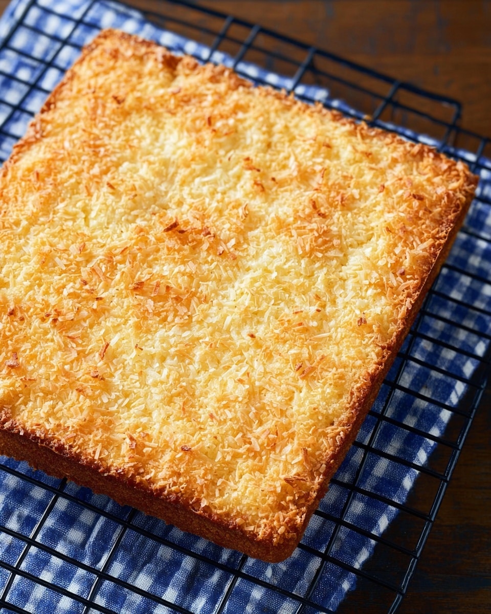 Easy Coconut Pineapple Squares Recipe