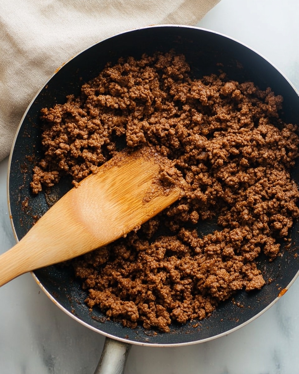 Ground Beef Tacos with Napa Cabbage and Guacamole