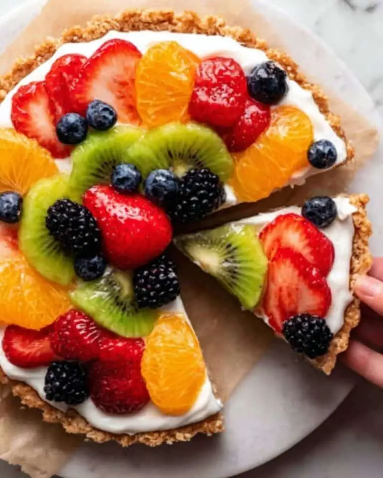No-Bake Greek Yogurt Fruit Tart Recipe