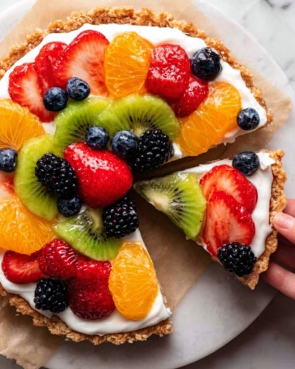 No-Bake Greek Yogurt Fruit Tart Recipe