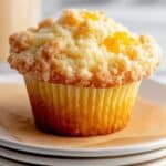 Peach Cobbler Muffins