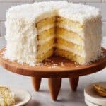 Pineapple Coconut Cake with Coconut Mousse Recipe
