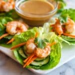 Shrimp Caesar Salad Lettuce Wraps Recipe