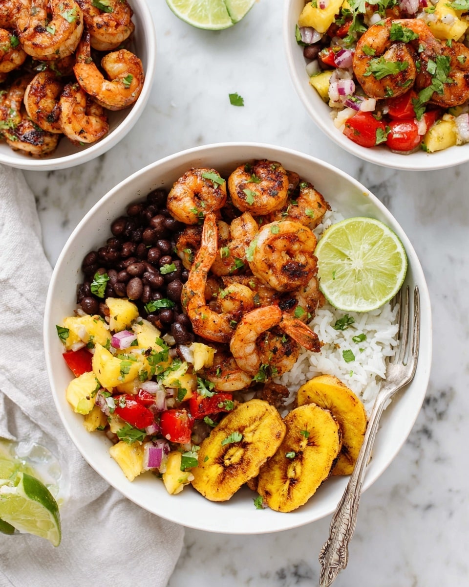 Caribbean Bowls with Jerk Shrimp Recipe