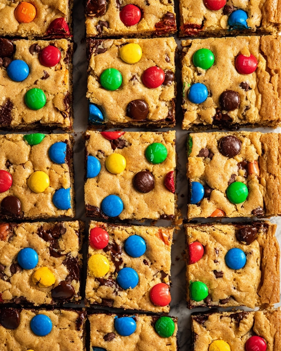 M&M Cookie Bars Recipe