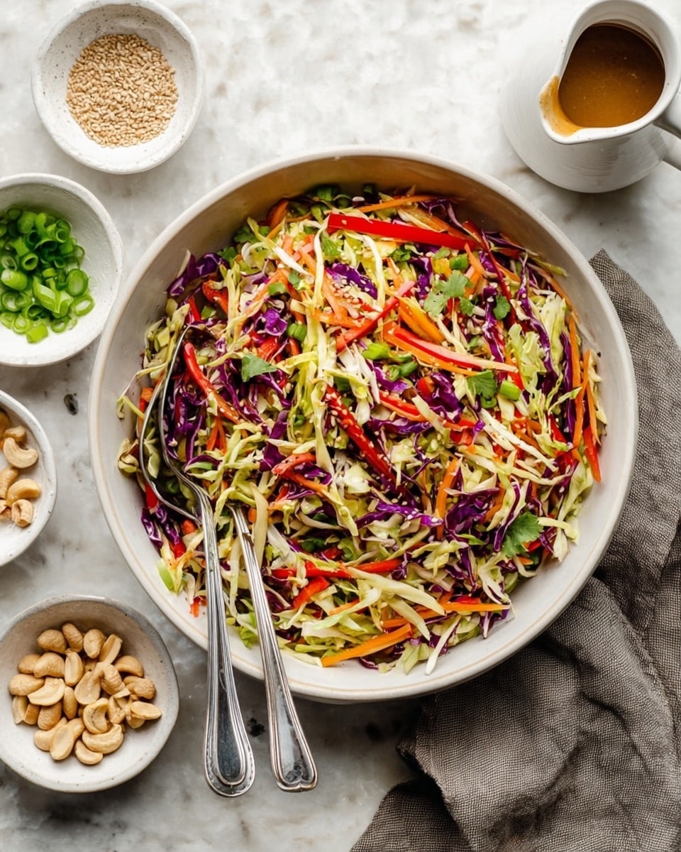 Sesame Chicken Cabbage Crunch Salad Recipe
