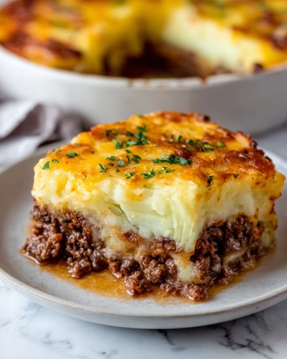 Cheesy Meatloaf with Creamy Mashed Potatoes Recipe