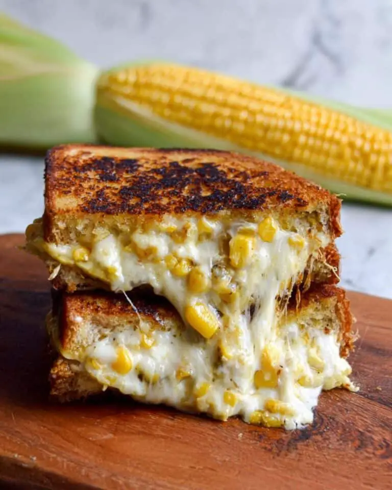 Elotes Corn Grilled Cheese Sandwich Recipe
