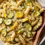 Garlic Parmesan Summer Squash Pasta Recipe