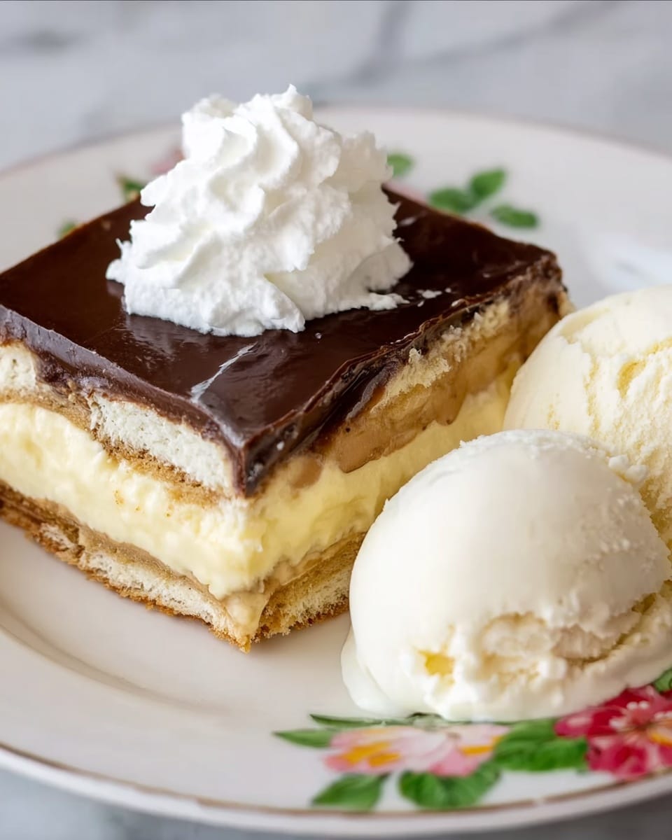 No-Bake Chocolate Eclair Cake Recipe
