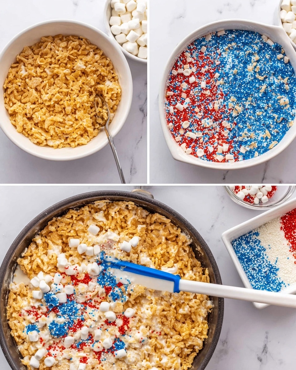 4th of July Rice Krispies Treats Recipe
