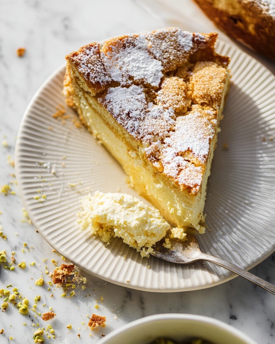 Buttery Pistachio Gooey Butter Cake Recipe