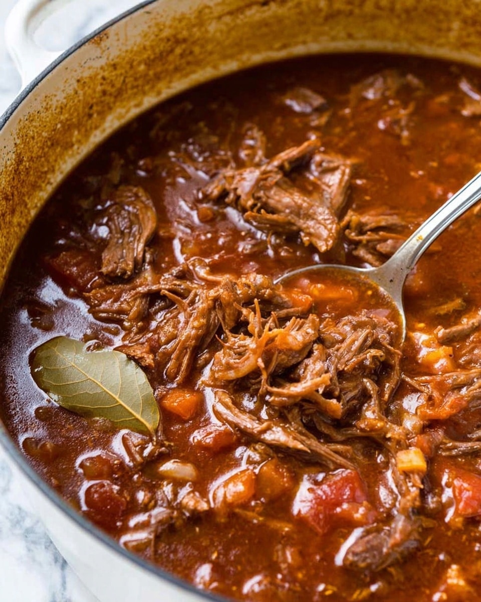 Slow Cooked Shredded Beef Ragu Pasta Recipe