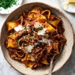 Slow Cooked Shredded Beef Ragu Pasta Recipe