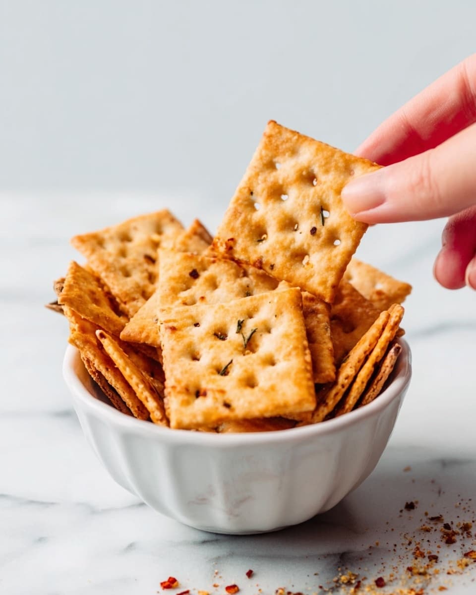 Spicy Pickle Ranch Crackers Recipe