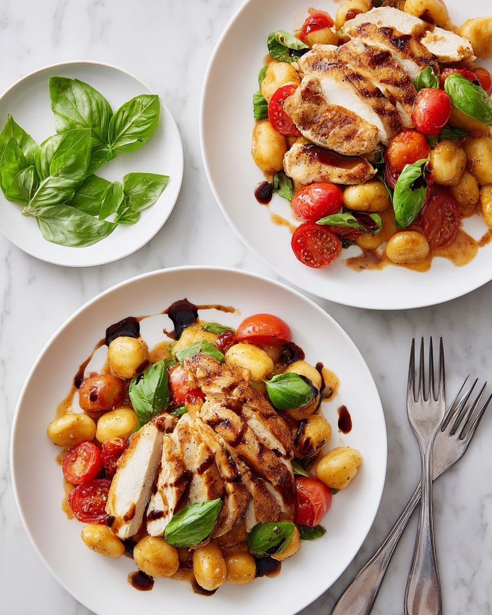 Caprese Chicken Gnocchi Skillet Recipe