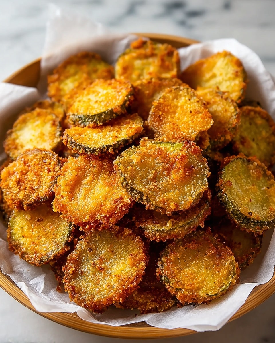 Crispy Fried Baby Pickles Recipe