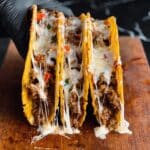 Griddled Cheesesteak Crunchwraps Recipe