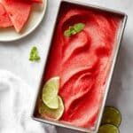 Homemade Watermelon Sorbet Recipe
