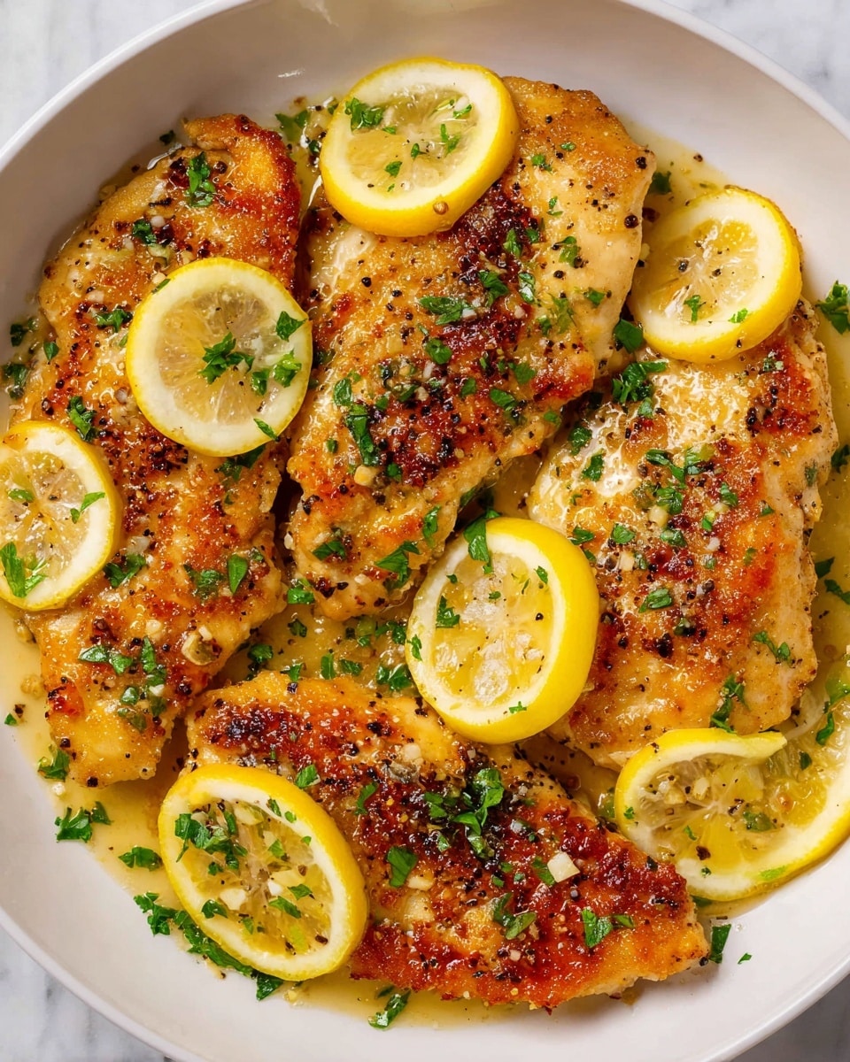 Lemon Chicken with the Best Lemon Butter Sauce Recipe