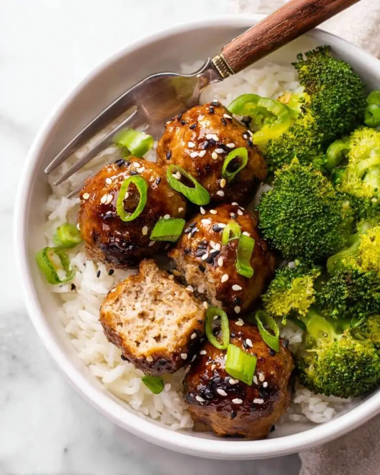 Teriyaki Chicken Meatballs Recipe