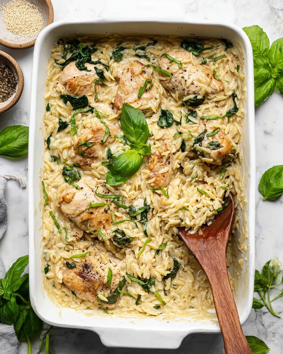 Baked Chicken Orzo Recipe