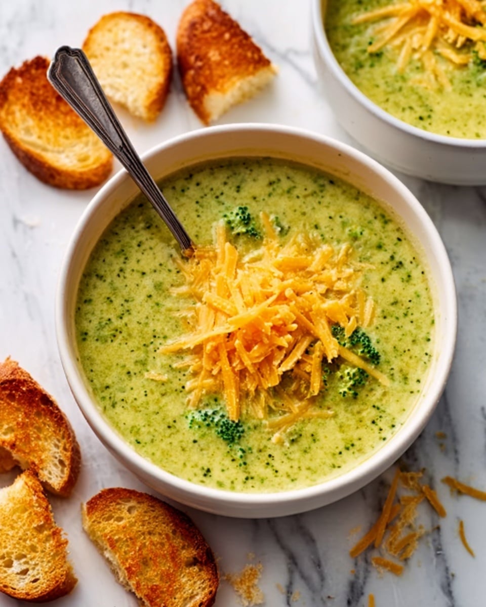Creamy Broccoli Cheddar Soup Recipe
