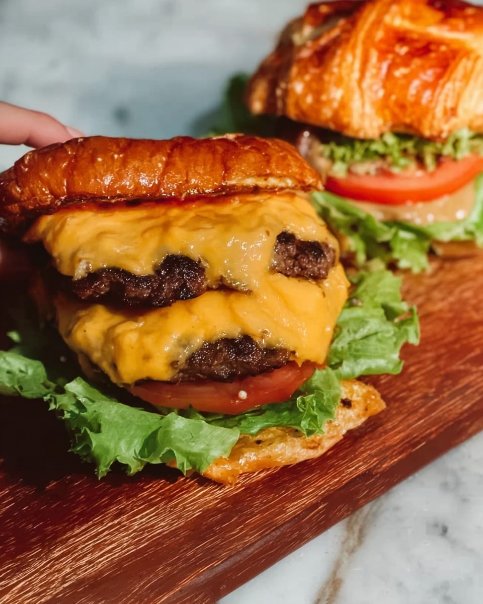 Croissant Smash Burgers Recipe