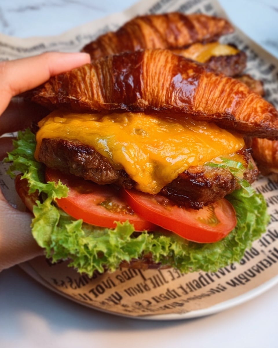 Croissant Smash Burgers Recipe