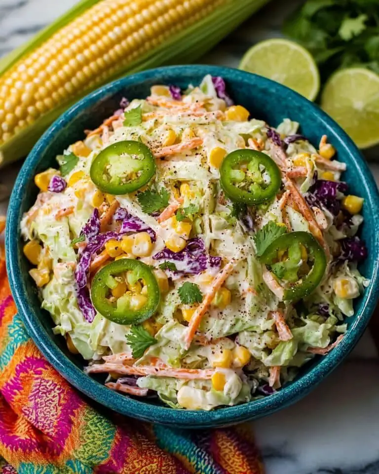 Jalapeno Corn Coleslaw: Bold and Flavorful Recipe