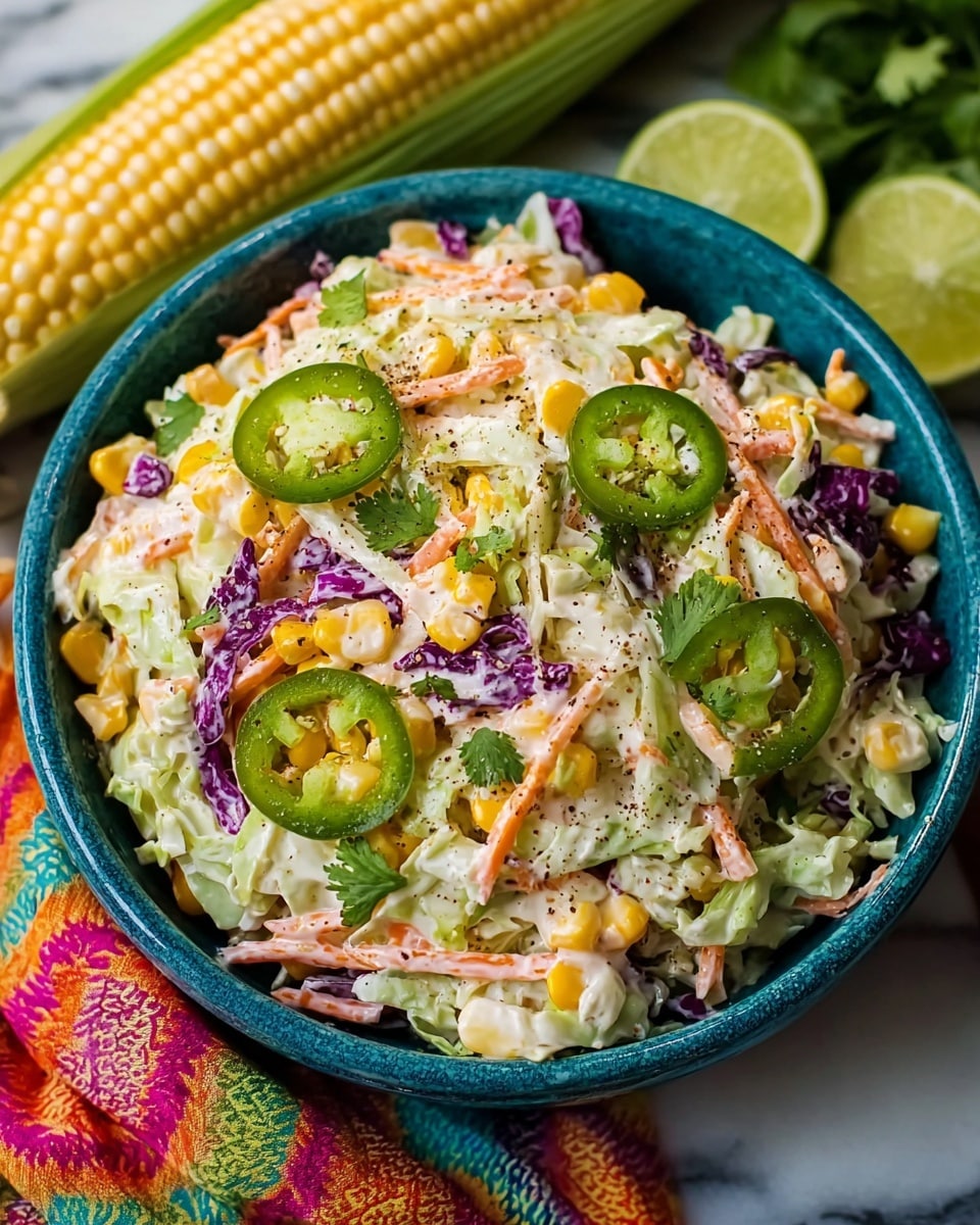Jalapeno Corn Coleslaw: Bold and Flavorful Recipe