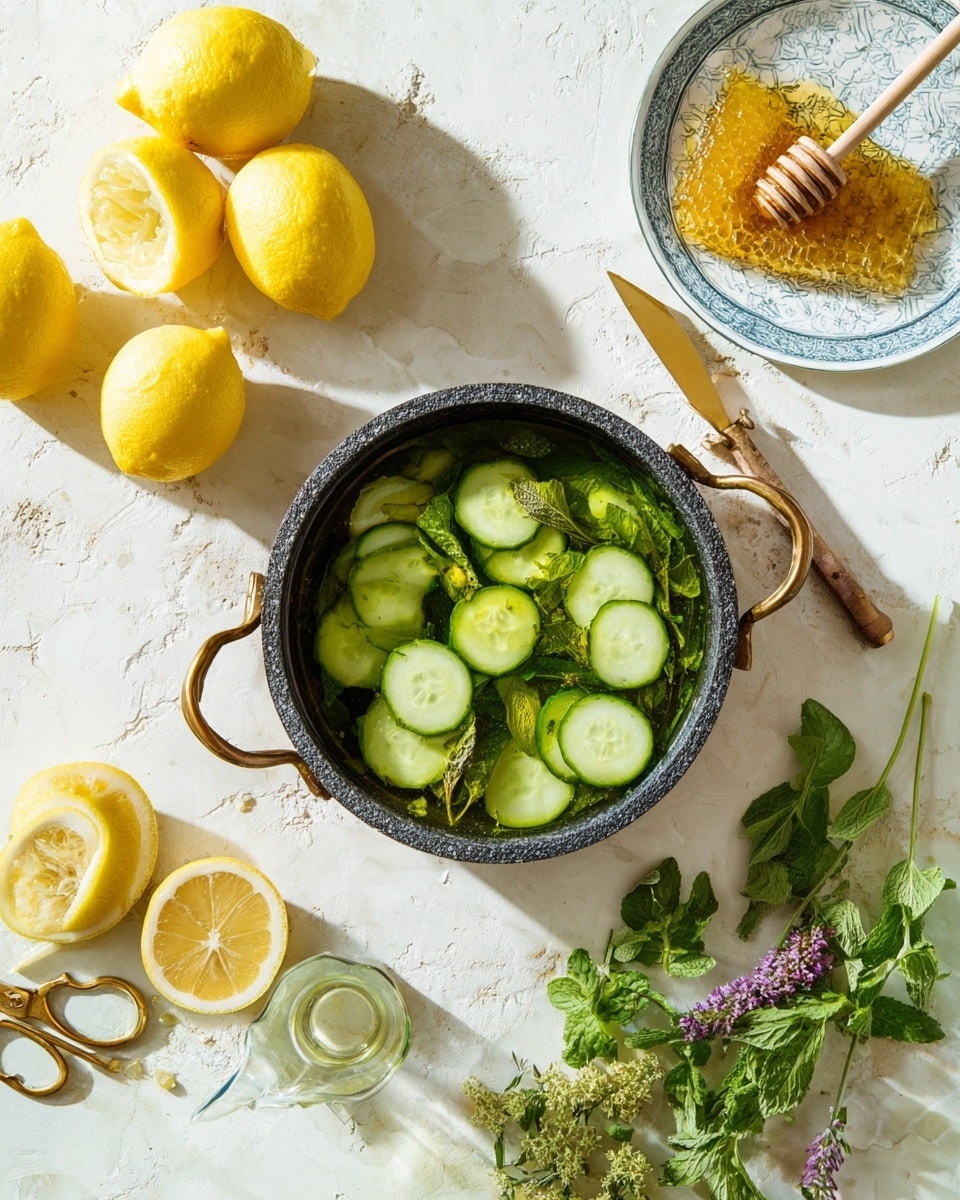 Sparkling Cucumber Mint Lemonade: A Refreshing Healthy Soda Alternative