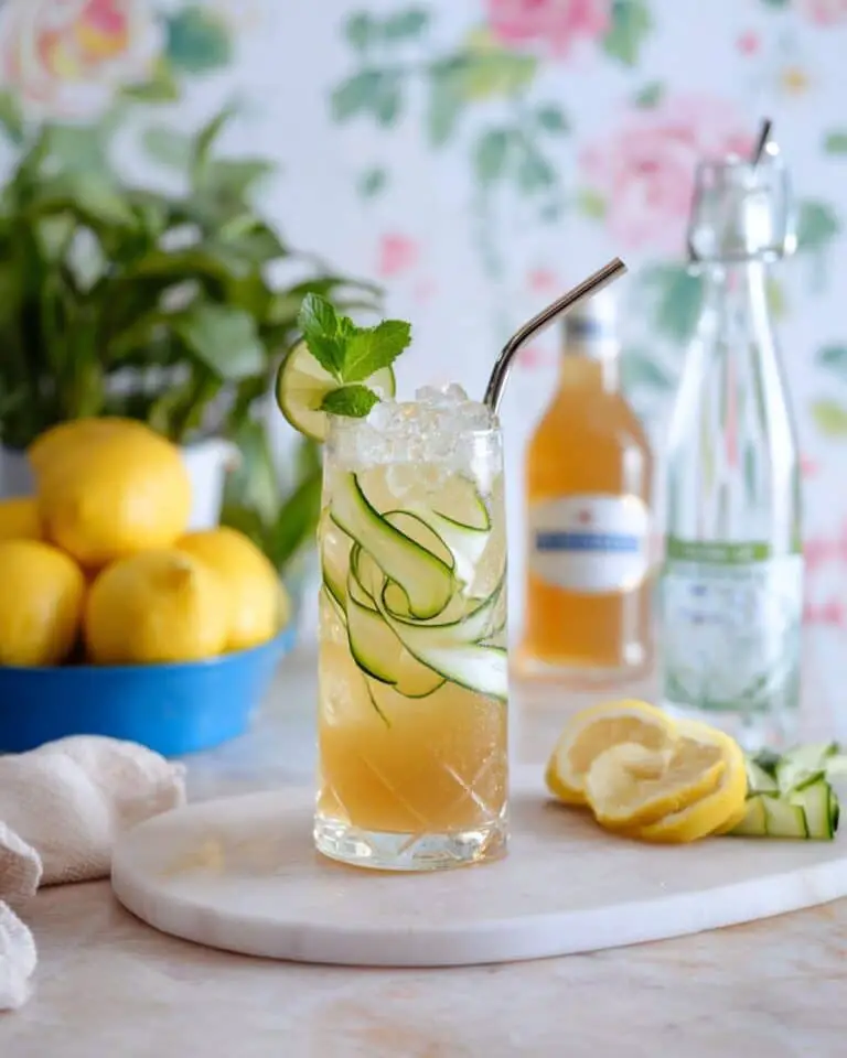 Sparkling Cucumber Mint Lemonade: A Refreshing Healthy Soda Alternative