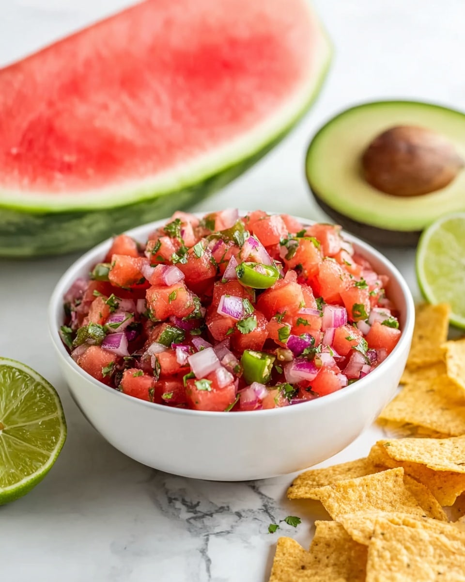 Chilled Watermelon Salsa Recipe